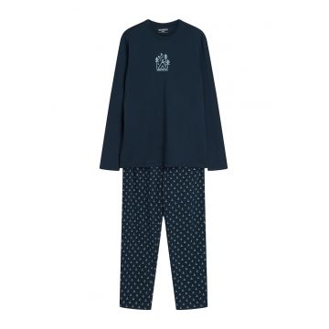 Confort si stil de lunga durata cu pijamalele pentru barbati intr-o nuanta eleganta de gri cerneala - Lush