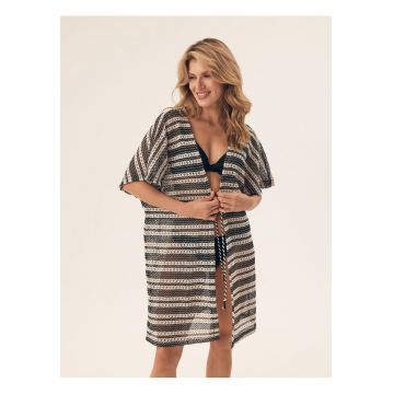 Halat de plaja dama Felicita  negru