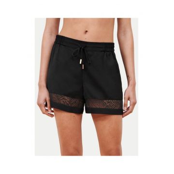 Pantaloni de pijama dama -  303147051 - Poliester - Negru