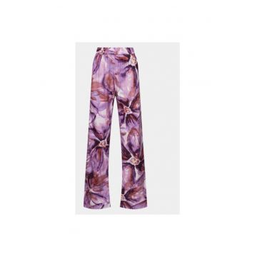 Pantaloni de pijama dama -  303817688 - Viscoza - Violet