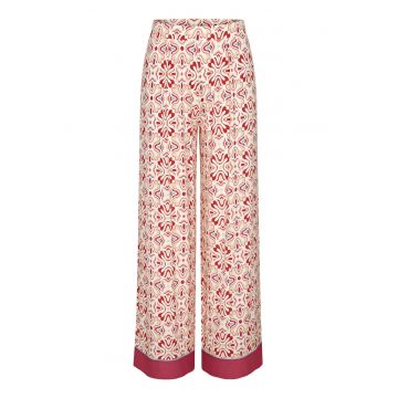 Pantaloni pijamale - -10222614 0032 - rosu - 94% modal - 6% elastan