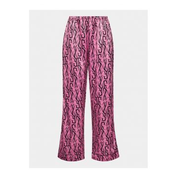 Pantaloni scurti de pijama dama -  302999644 - Poliester - Roz