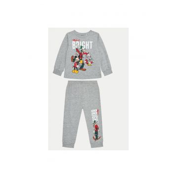 Pijama baieti -  304498343 - Bumbac - Gri