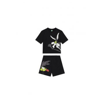 Pijama baieti  30960P08T - Bumbac - Negru