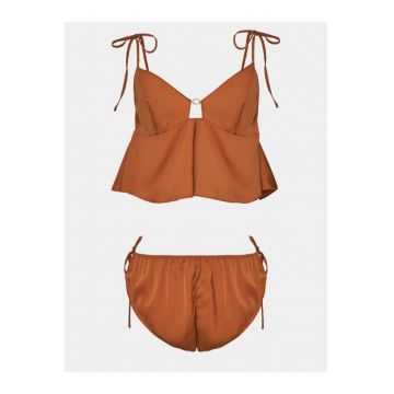 Pijama dama -  302999415 - Poliamida - Portocaliu