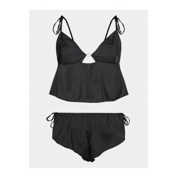 Pijama dama -  302999491 - Poliester - Negru