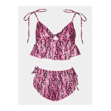 Pijama dama -  302999583 - Poliester - Roz