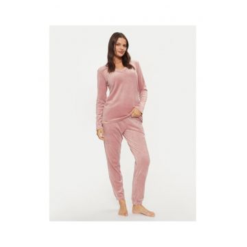 Pijama dama -  304524936 - Poliester - Roz