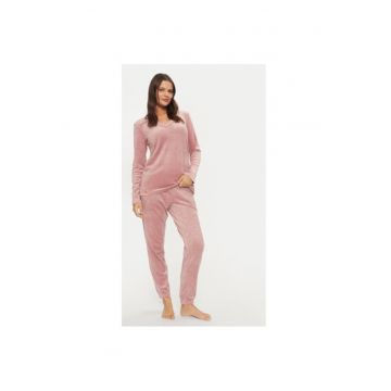 Pijama dama -  304524936 - Poliester - Roz