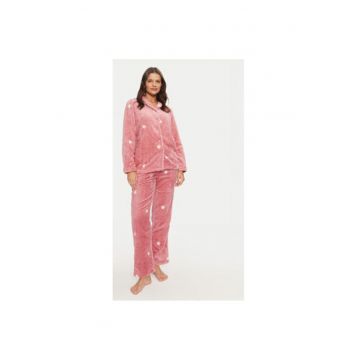 Pijama dama -  304524943 - Poliester - Roz
