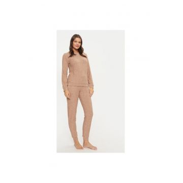 Pijama dama -  304525285 - Viscoza/Poliester/Poliamida - Bej