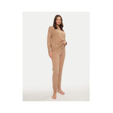 Pijama dama -  304525308 - Acril/Poliester/Viscoza - Bej