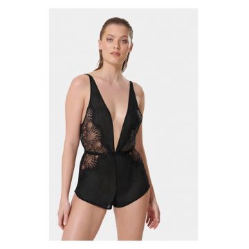 Pijama dama -  51757 - Poliester - Negru