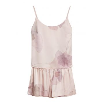 Pijama dama Alb Bej Caproccio