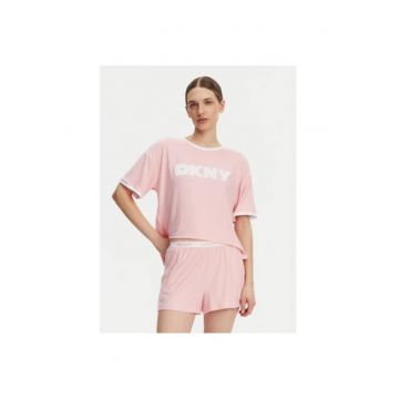 Pijama dama  YI80039 - Poliester - Roz