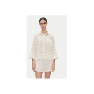 Pijama dama  YI80048 - Bumbac/Viscoza - Bej