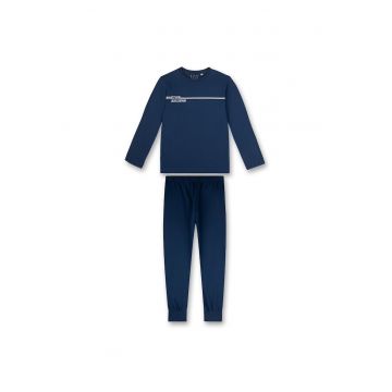 Pijama de bumbac cu text