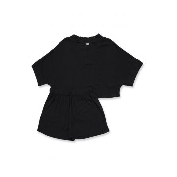 Pijama de dama  negru viscoza