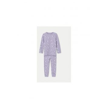 Pijama fete -  304434273 - Bumbac - Violet