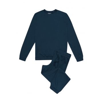 Pijamale barbati Kune -  Bumbac - Albastru