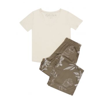 Pijamale de dama  verde