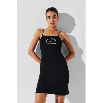 Rochie de plaja din bumbac organic cu logo