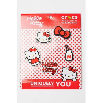 Set de talismane cu tematica Hello Kitty - pentru saboti Jibbitz - 5 piese