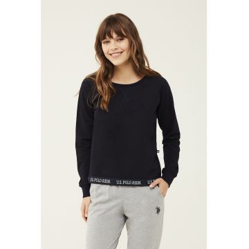 Bluza de pijama cu maneci raglan - Bleumarin
