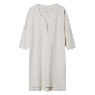 Camasa de noapte  bumbac bej