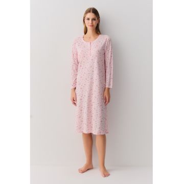 Camasa de noapte cu model floral