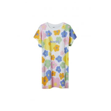Camasa de noapte Flovers  galben deschis