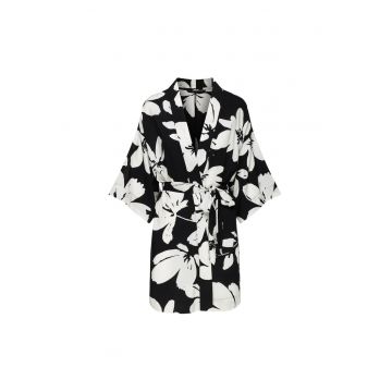 Halat - Jin - Viscoza - Negru/Alb -