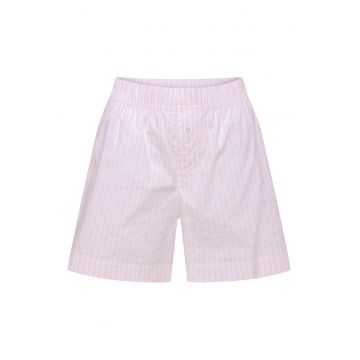 Pantaloni scurti pijama dama -  Bumbac - Roz