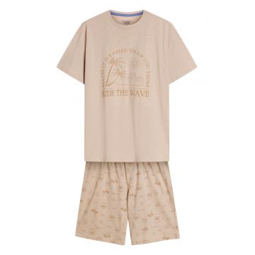 Pijama barbati Sand  bej