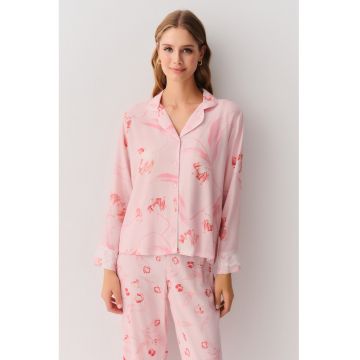 Pijama cu model floral