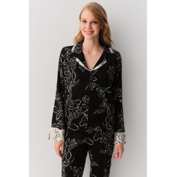 Pijama cu model floral