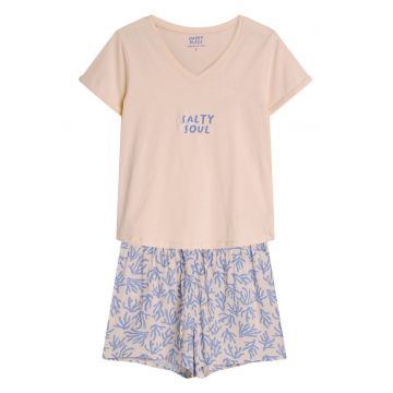 Pijama dama Nadar  portocaliu