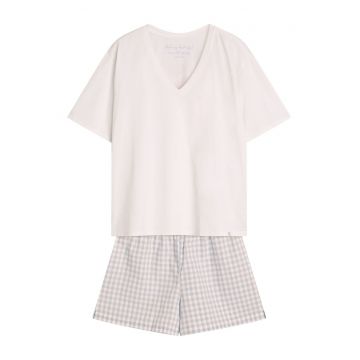 Pijama dama Rossini  alb
