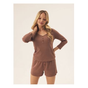 Pijama dama Vaffle  Bej