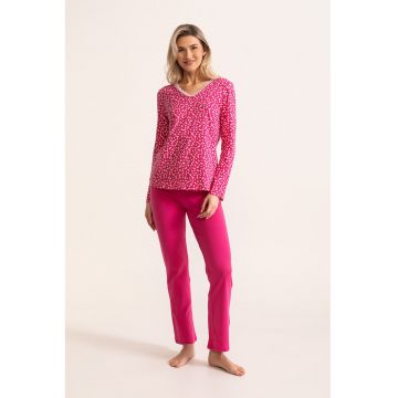 Pijama de bumbac cu pantaloni lungi Matilda