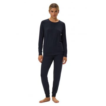 Pijama pentru dama  Viscoza/Elastan - Bleumarin