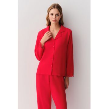 Pijama uni cu nasturi