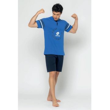 Pijamale barbati  LP1196 L INTL Albastru
