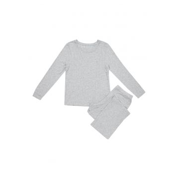 Pijamale de dama  viscoza gri deschis
