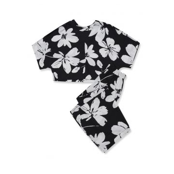 Pijamale de dama  viscoza negru