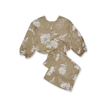 Pijamale de dama  viscoza verde