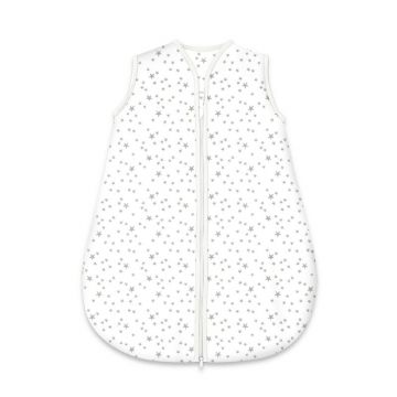 Sac de dormit, MimiNu, Pentru bebelusi, De iarna, Din bumbac certificat Oeko Tex Standard 100, Cu fermoar, 70 cm, 0 - 6 luni, 2.5 Tog, Mini Grays