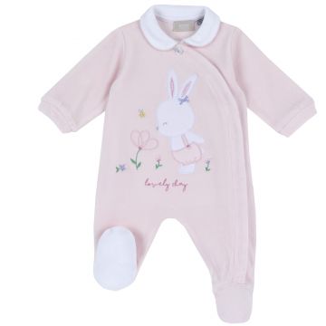 Salopeta bebe Chicco din velur, roz, 02459-64MFCI