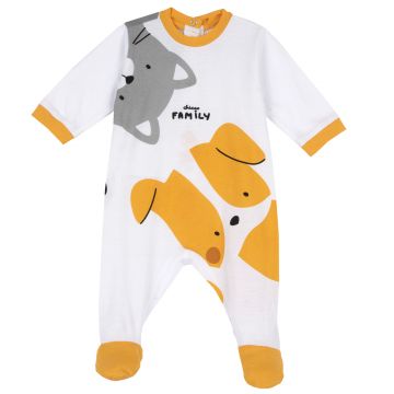 Salopeta bebelusi Chicco, Alb, 02419-64MFCI