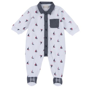 Salopeta bebelusi Chicco, Alb, 02424-64MFCI